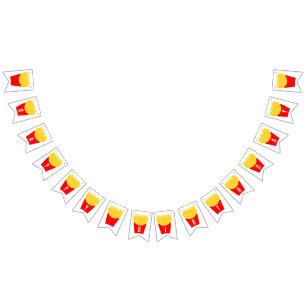 Happy Birthday French Fries Bunting