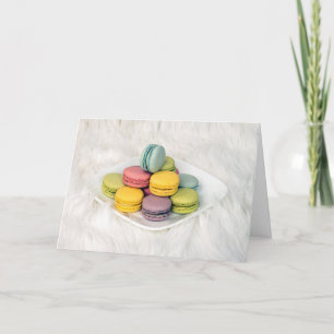 Happy Birthday French Macarons Card