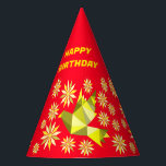 HAPPY BIRTHDAY FRIEND, MOM, DAD, SISTER, BROTHER  PARTY HAT<br><div class="desc">THE DESIGN IS SUITABLE FOR BIRTHDAY PARTY.</div>