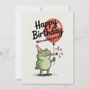Happy Birthday Frog Party