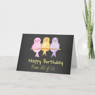 Happy Birthday from all of Us Card