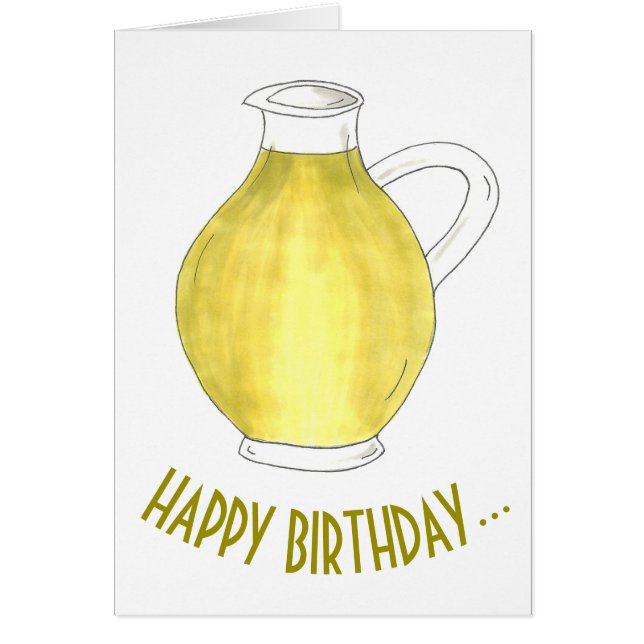 Happy Birthday From All of Us Italian Olive Oil (Front)