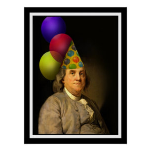 Happy Birthday  From Ben Franklin Poster