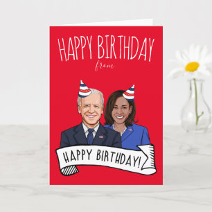 Happy Birthday From Biden Harris Card