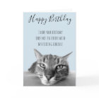 Happy Birthday From Cat Funny Humor