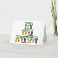 Happy Birthday from Indiana Cartoon Cats