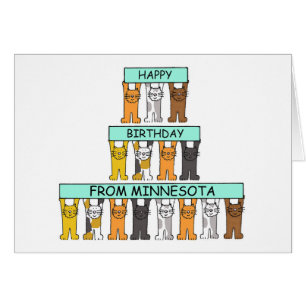 Happy Birthday from Minnesota Cats