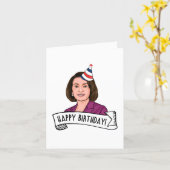 Happy Birthday From Nancy Pelosi Card (Yellow Flower)