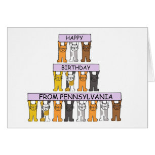 Happy Birthday from Pennsylvania Cats