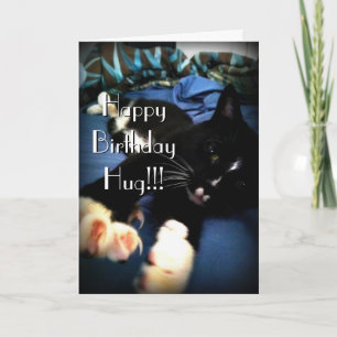 Happy Birthday from Playful Cat Card