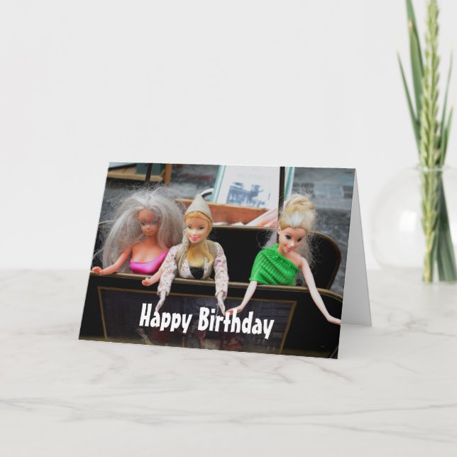 Happy birthday from the girls card (Front)
