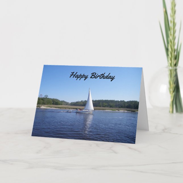***HAPPY BIRTHDAY*** FROM THE LAKE CARD (Front)