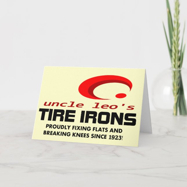 Happy Birthday from the Uncle Leo's Team Card (Front)