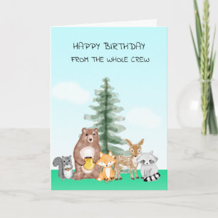 Happy Birthday from the Whole Crew Card