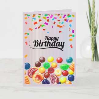 Happy Birthday Fruits Greeting Card
