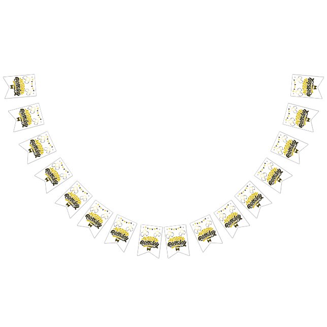 Happy Birthday Fun Bunting Banner (All)