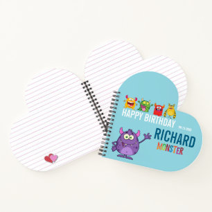 Happy Birthday FUN Monsters kids Notebook