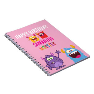 Happy Birthday FUN Monsters kids Notebook