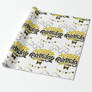 Happy Birthday Fun Wrapping Paper