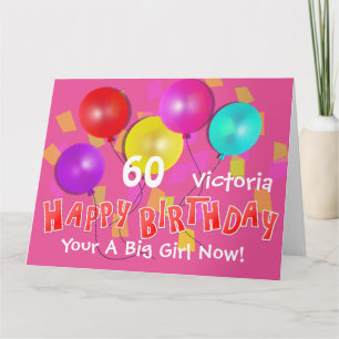 Happy Birthday Funny 60th Milestone Personalised Card