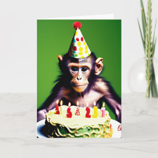 Happy Birthday Funny | Monkey Card