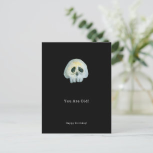 Happy Birthday Funny Skeleton Card