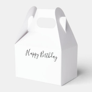 Happy Birthday Gable Favour Box 