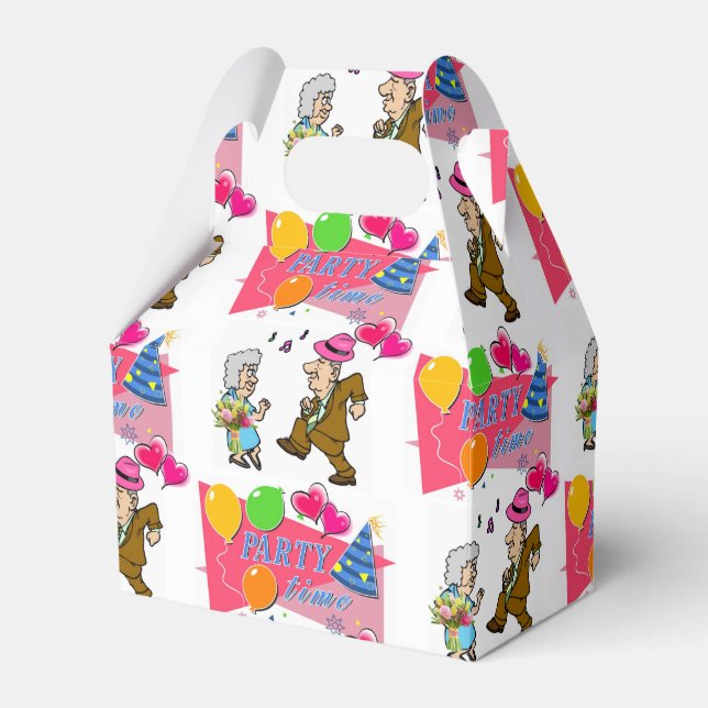 Happy Birthday Gable Favour Box Anniversary (Front Side)