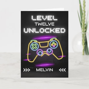 Happy Birthday Gamer with Console Card