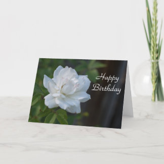 Happy Birthday Gardenia Card