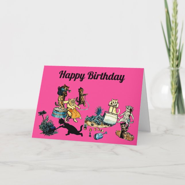 Happy birthday gardening card (Front)
