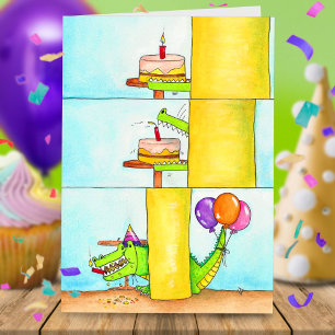 Happy Birthday Gator Card