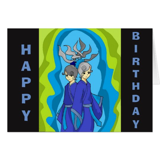 Happy Birthday Gemini Card