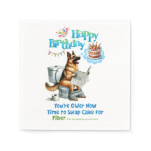 Happy Birthday German Shepherd Time For More Fibre