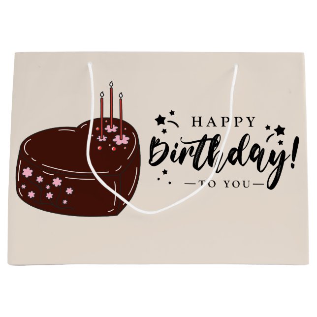 Happy birthday gift bag (Front)