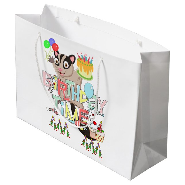 Happy Birthday Gift Bag Possum Cake (Back Angled)