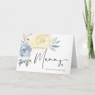 Happy Birthday Gift For Mom to Be From Baby Bump Card