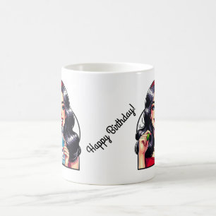 Happy Birthday' Gift Mug with Humourous Twist