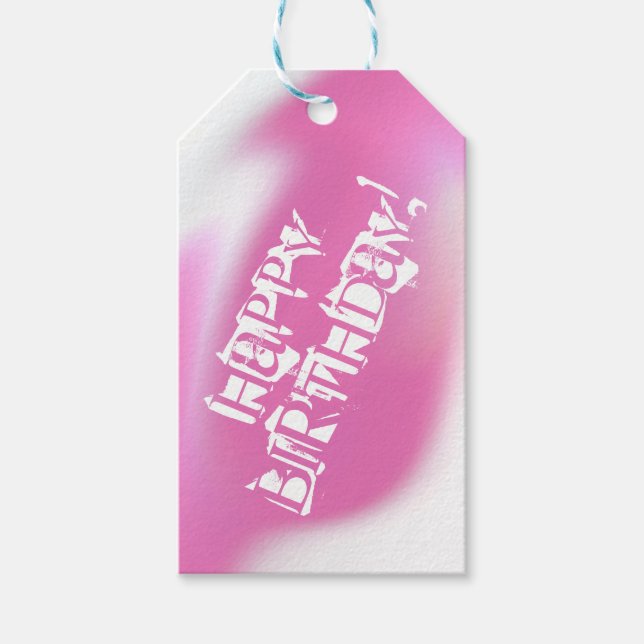 Happy Birthday Gift Tags (Front)