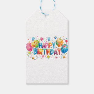 Happy Birthday Gift Tags