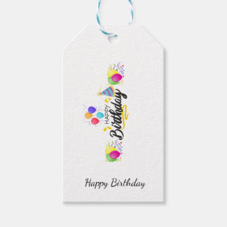 HAPPY BIRTHDAY GIFT TAGS