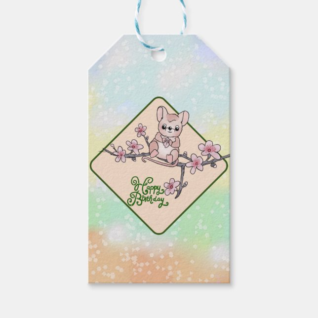 Happy Birthday Gift Tags (Front)