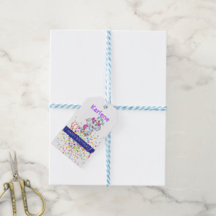 Happy Birthday Gift Tags Elephant