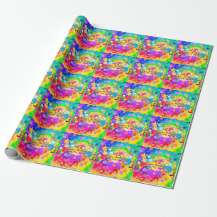Happy Birthday Gift Wrap Rainbow HAMbyWG