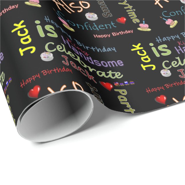 Happy Birthday Gift Wrapping Paper Jack (Roll Corner)