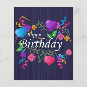 Happy Birthday Gifts Love Cake  Flyer