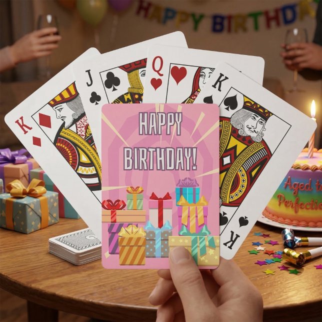 Happy Birthday Gifts Playing Cards (Creator Uploaded)
