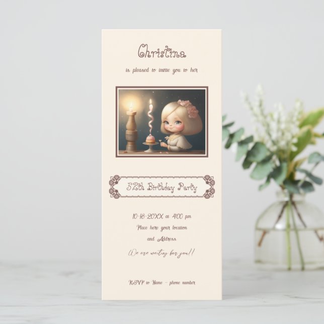 Happy Birthday Girl 01 (Standing Front)