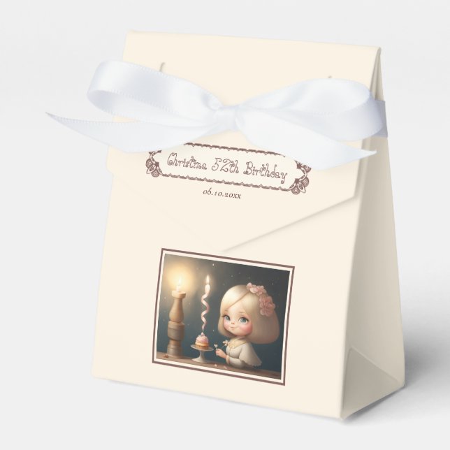 Happy Birthday Girl 01 Favour Box (Front Side)