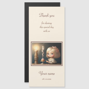 Happy Birthday Girl 01 Magnetic Invitation